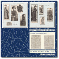 1883 N°33 Sewing patterns...