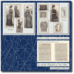 1883 N°38 Sewing patterns...