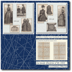 1883 N°46 Sewing patterns...