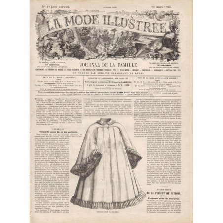 La mode illustrée 1863