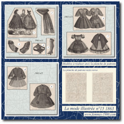 1863 N°15 Patrons A4 La...