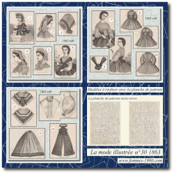 1863 N°30 Patrons A4 La...