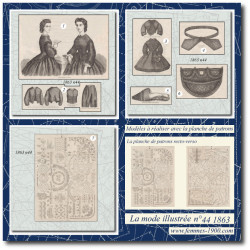 1863 N°44 Patrons A4 La...