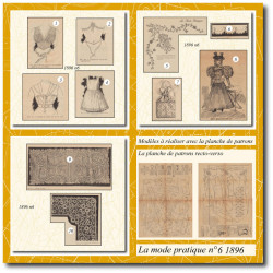 1896 N°6 Patrons A3 La mode...
