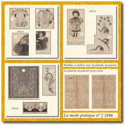 1896 N°2 Patrons A4 La mode...