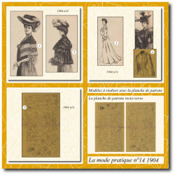 1904 N°14  Sewing patterns...