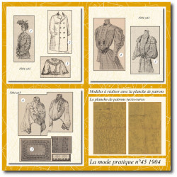 1904 N°45  Sewing patterns...