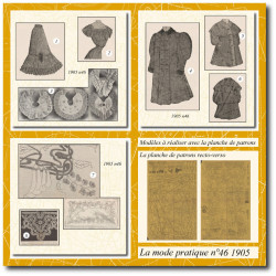 1905 N°46 Sewing patterns...