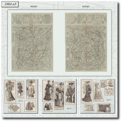 1904 N°5 Sewing patterns A3...