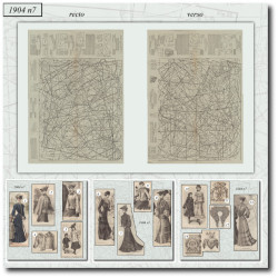 1904 N°7 Sewing patterns A3...