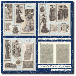 1904 N°31 Sewing patterns...