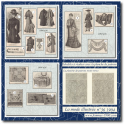 1904 N°36 Sewing patterns...