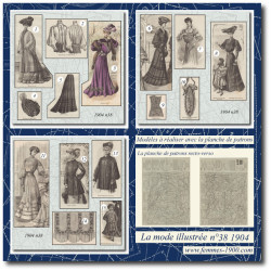 1904 N°38 Sewing patterns...