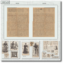 1895 N°29 Sewing patterns...