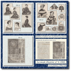 1866 N°6 Patrons A4 La mode...