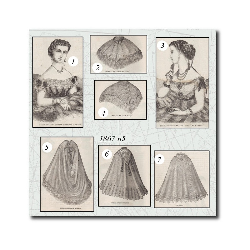 Corsage décolleté en tulle, velours et dentelle