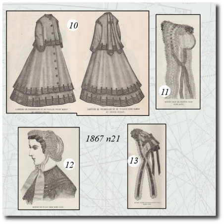 Costume de promenade et de voyage pour dames et jeunes filles