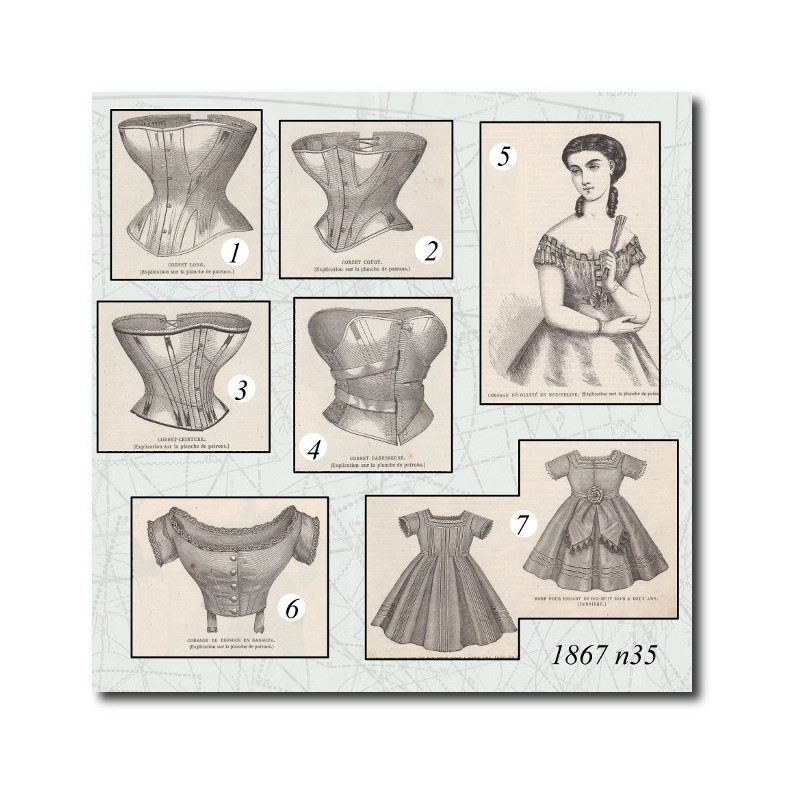 Corset long 
Corset court 
Corset-ceinture 
Corset paresseuse