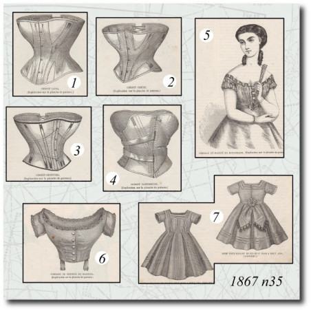 Corset long 
Corset court 
Corset-ceinture 
Corset paresseuse