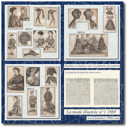 1869 N°1 Patrons A4 La mode...