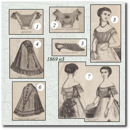 Corsage décolleté en tulle