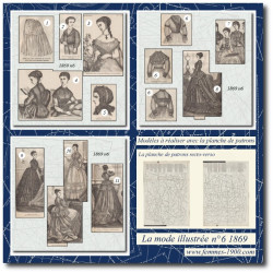 1869 N°6 Sewing patterns A4...