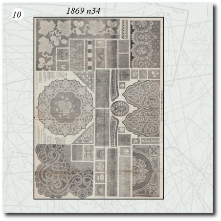 Planche de broderie