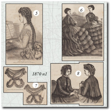 Robe en popeline se soie brune