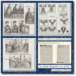 1870 N°3 Patrons A4 La mode...