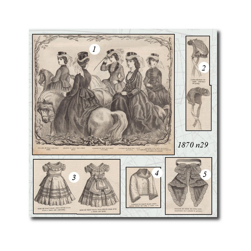 Amazone avec veste hongroise