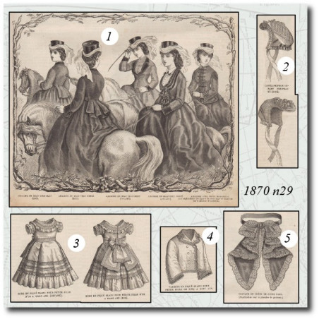 Amazone avec veste hongroise