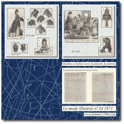 1871 N°34 Sewing patterns...