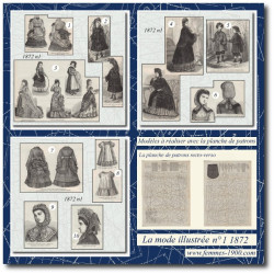 1872 N°1 Sewing patterns A4...