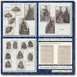 1872 N°16 Sewing patterns...