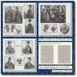 1874 N°9 Patrons A4 La mode...