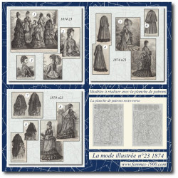 1874 N°23 Patrons A4 La...