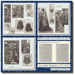 1874 N°25 Patrons A4 La...