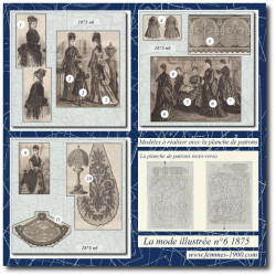 1875 N°6 Patrons A4 La mode...