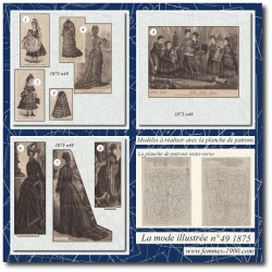 1875 N°49 Sewing patterns...