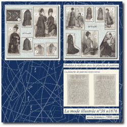 1876 N°38 Sewing patterns...