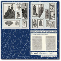 1877 N°3 Patrons A4 La mode...