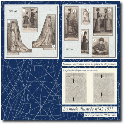 1877 N°42 Sewing patterns...