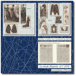 1878 N°7 Patrons A4 La mode...