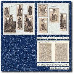 1878 N°38 Sewing patterns...