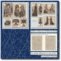 1878 N°49 Sewing patterns...