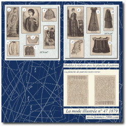 1879 N°47 Sewing patterns...