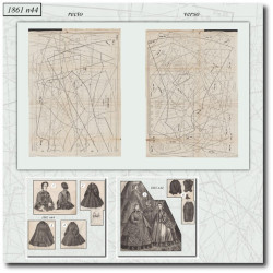 1861 N°44 Sewing patterns...