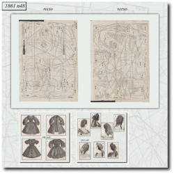 1861 N°48 Patrons  La mode...