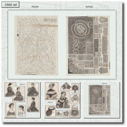 1866 N°6 Sewing patterns...