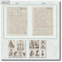 1866 N°27 Sewing patterns...